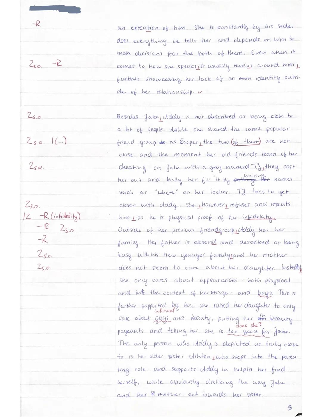 English EF /
Name:
Exam No. 4
2nd June 2025
Part A (Reading & Writing)
Topic: Novel - One of Us Is Lying
Assignments:
Round character!
1. Su