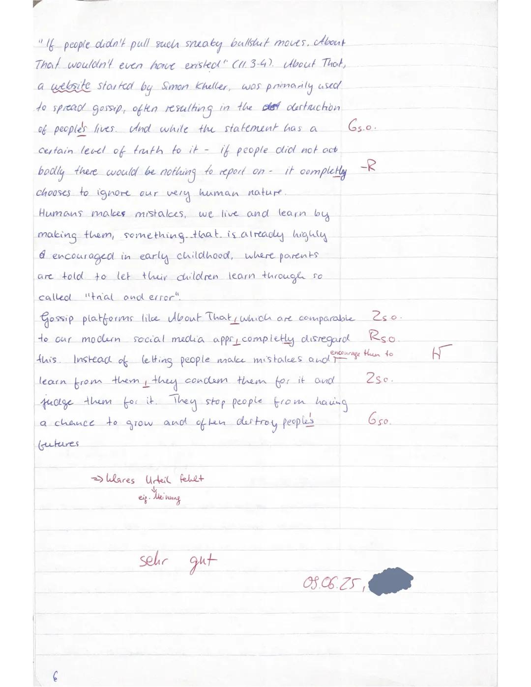 English EF /
Name:
Exam No. 4
2nd June 2025
Part A (Reading & Writing)
Topic: Novel - One of Us Is Lying
Assignments:
Round character!
1. Su