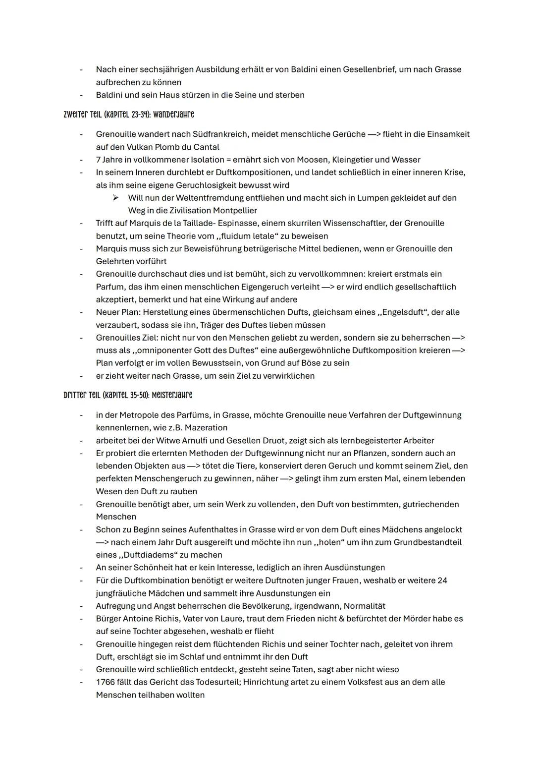 Das parfüm
Der Roman,, Das Parfüm“ wurde von Patrick Süskind geschrieben und im Jahr 1985 veröffentlicht. Es geht
um den begabten Geruchsinn