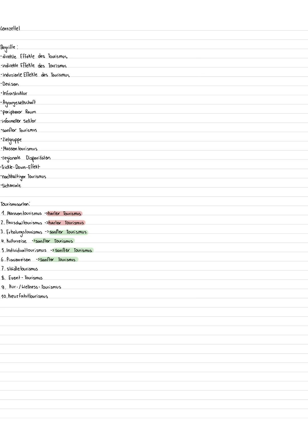 Cernzellel
Begriffe:
-direkte Effekte des Tourismus
-indirekte Effekte des Tourismus
-induzierte Effekte des Tourismus
-Devisen
-Infrastrukt