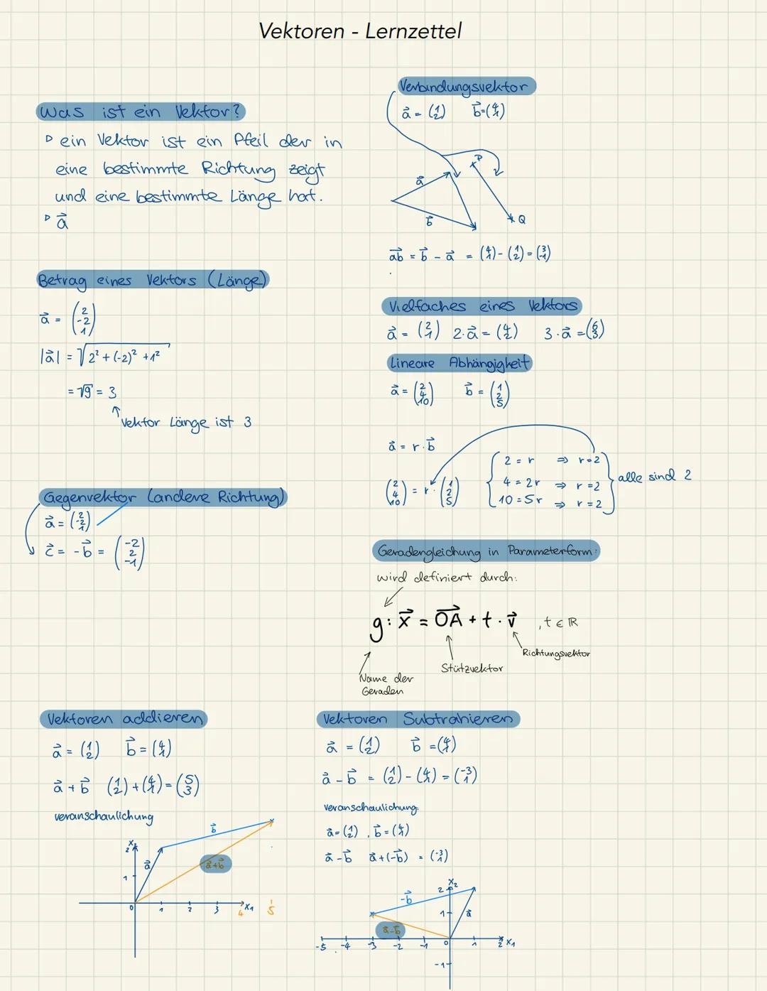 Vektoren alle basics | analytische Geometrie| Mathe