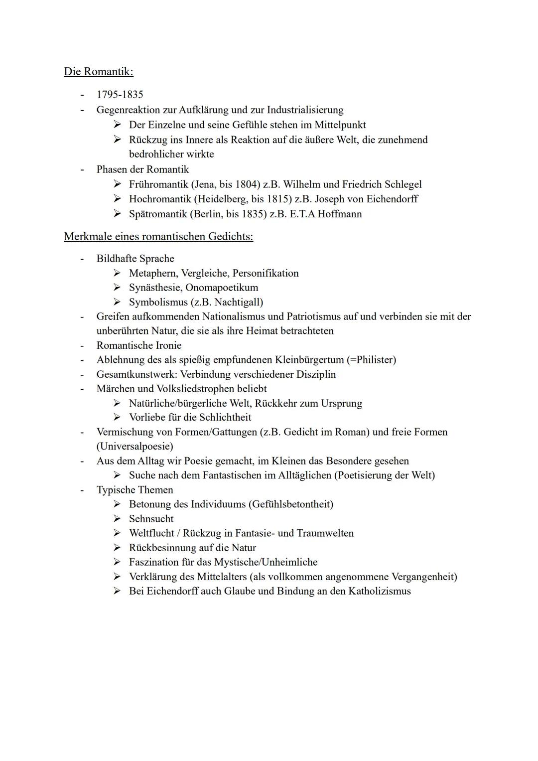 --- OCR Start ---
Romantik
Situation im beginnenden 19. Jahrhundert
Französische Revolution (ab 1789)
➤ Verbreitung von Ideen der Menschenre