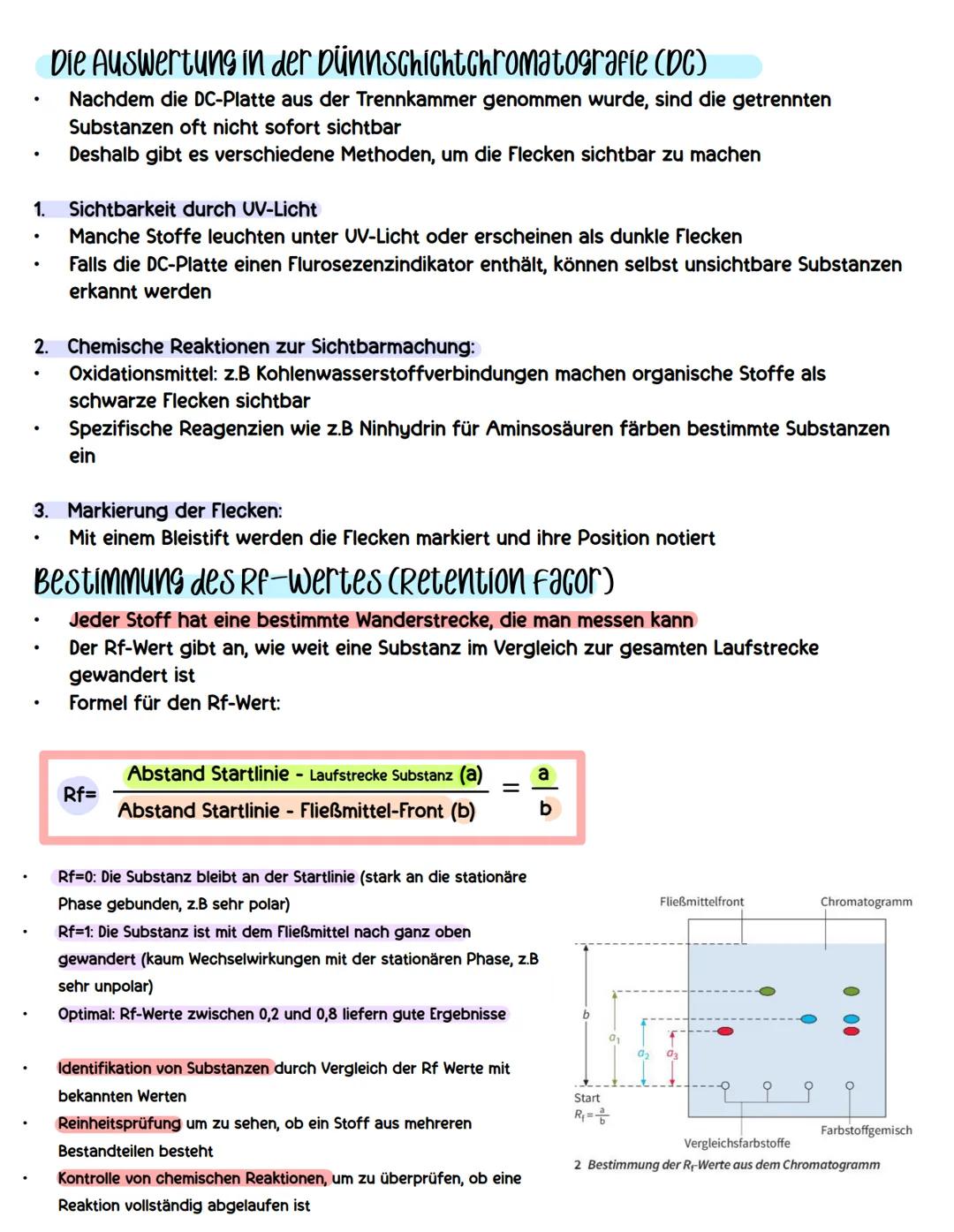 Chromatographie Chromatografie:
Was ist chromatografie:
Es handelt sich um ein Stofftrennungsverfahren, bei dem sich die Stoffe aufgrund
unt