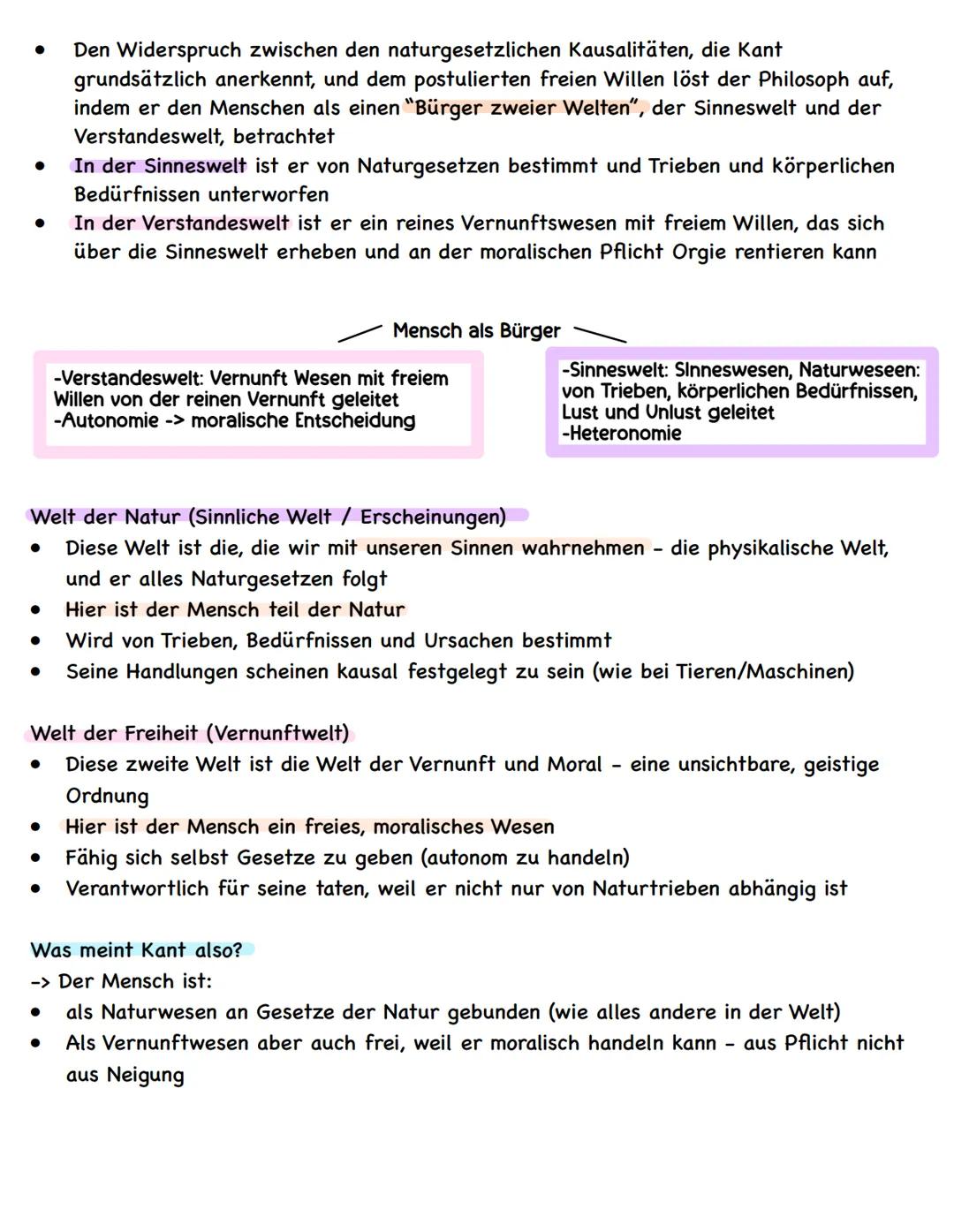 Immanuel Kant Deontologie (pflichtethik Nach kant)
Was ist Deontologie?
•
•
Der Begriff heißt „deon" = Pflicht
Deontologische Ethik bewertet