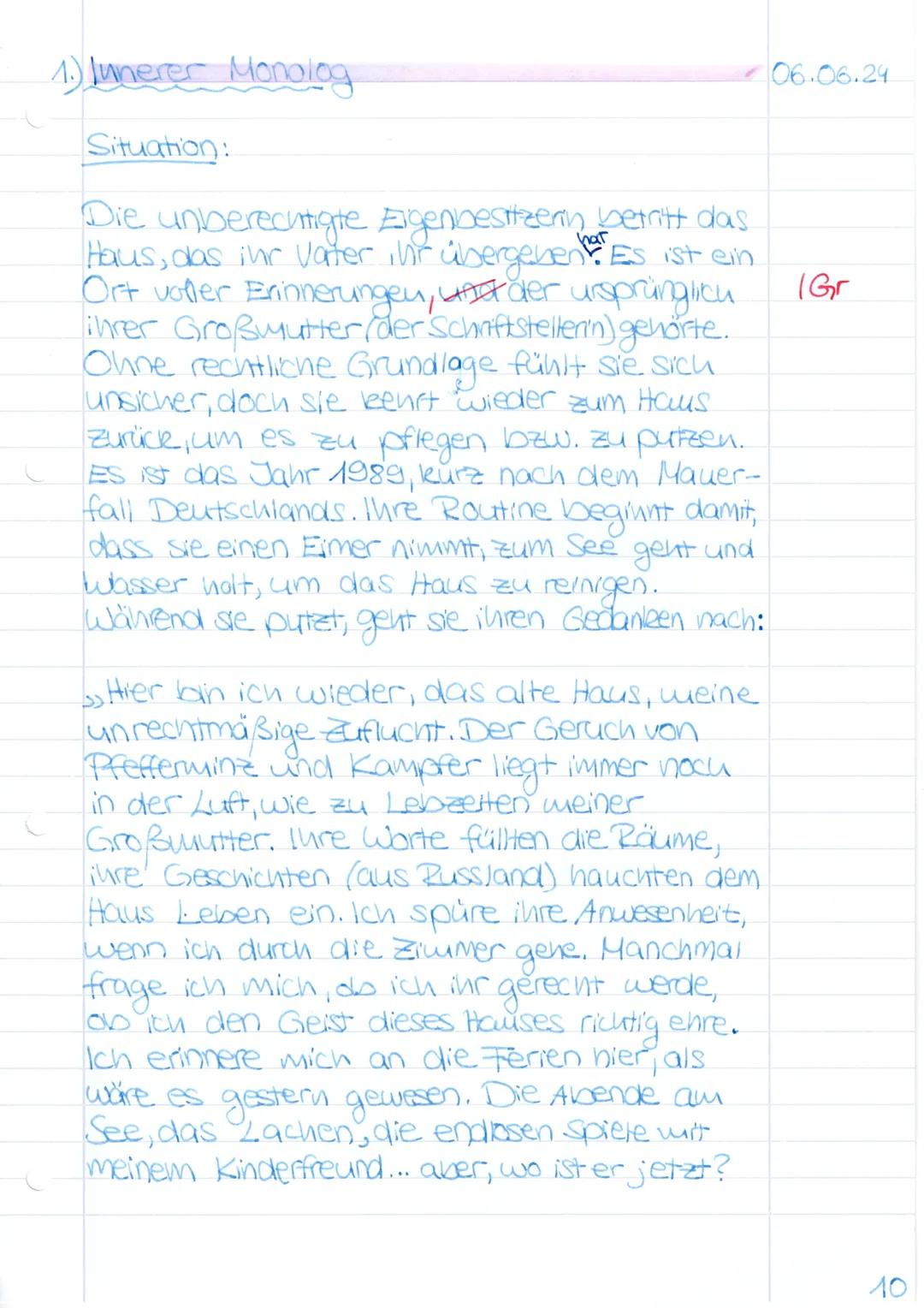 Steckbrief
Name: Die unberechtigte Eigenbesitzerin
(Namenslos)
Beruf: nicht genannt
(Unsere Deutung: Autorin Jenny E.)
Gesellschaftlicher St