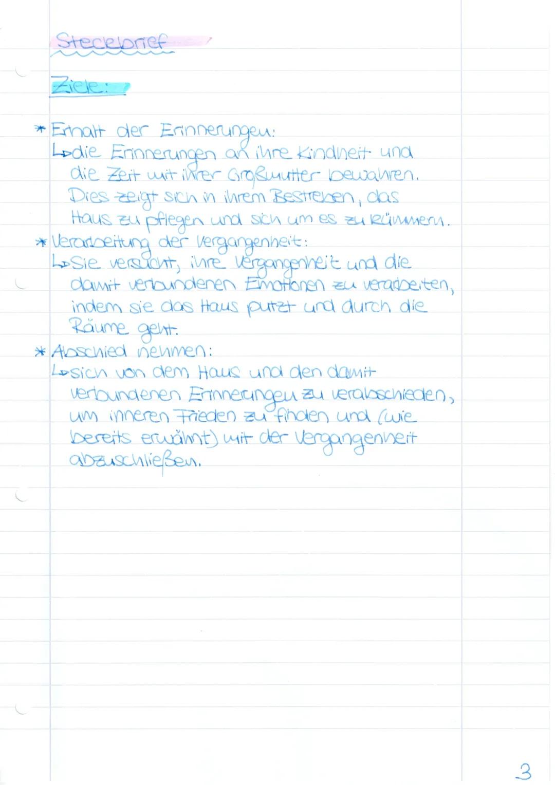 Steckbrief
Name: Die unberechtigte Eigenbesitzerin
(Namenslos)
Beruf: nicht genannt
(Unsere Deutung: Autorin Jenny E.)
Gesellschaftlicher St