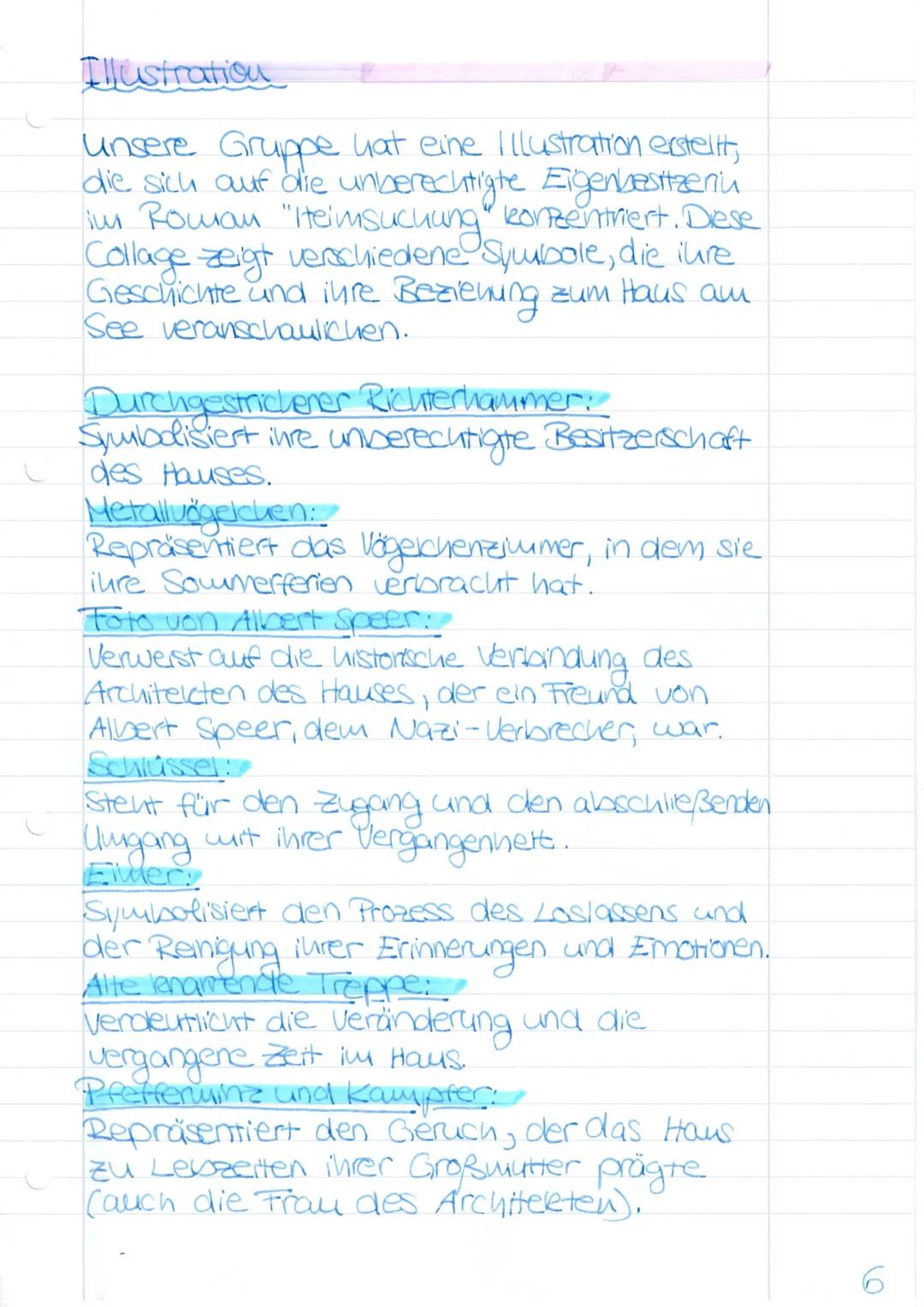 Steckbrief
Name: Die unberechtigte Eigenbesitzerin
(Namenslos)
Beruf: nicht genannt
(Unsere Deutung: Autorin Jenny E.)
Gesellschaftlicher St