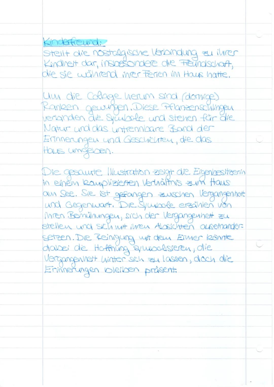 Steckbrief
Name: Die unberechtigte Eigenbesitzerin
(Namenslos)
Beruf: nicht genannt
(Unsere Deutung: Autorin Jenny E.)
Gesellschaftlicher St