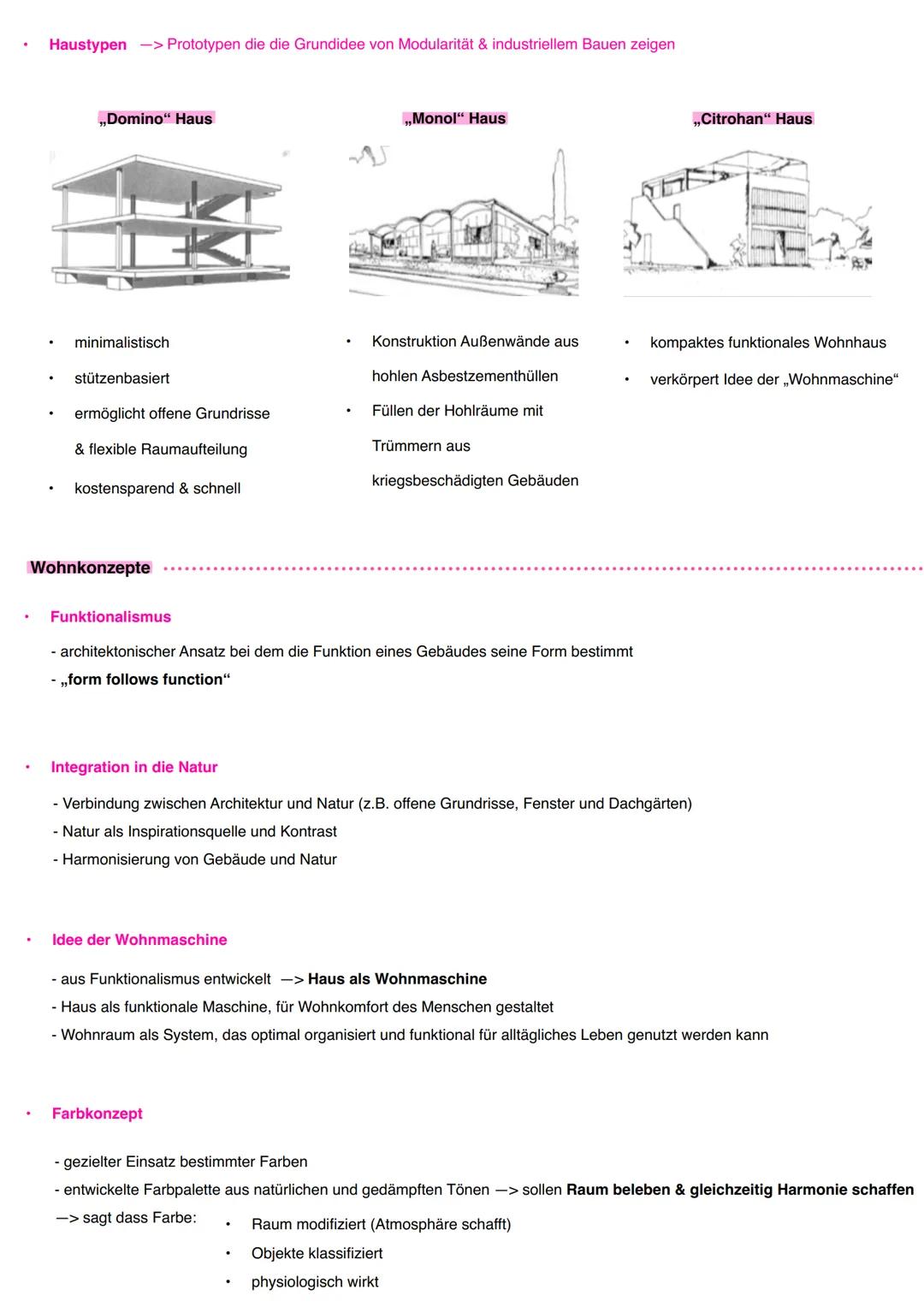 Le Corbusier
* Architekt der Moderne
-> wollte alte traditionelle Bauweise durch neue rationale Prinzipien ersetzen
* Ziel: bezahlbares Woh