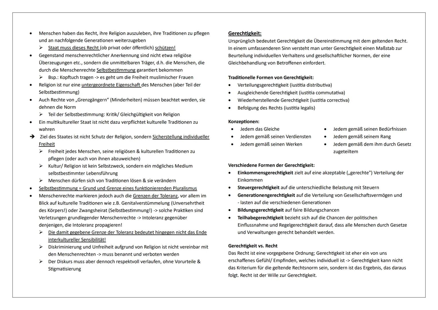 Ethik Abitur
1. Freiheit und Selbstverständnis des Menschen
Formen/ Dimensionen der Freiheit
Mit dem Oberbegriff Freiheit bezeichnet man ein