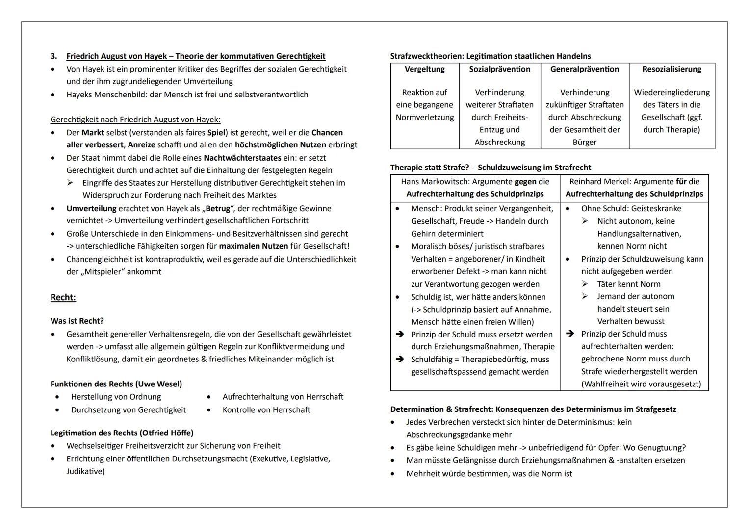 Ethik Abitur
1. Freiheit und Selbstverständnis des Menschen
Formen/ Dimensionen der Freiheit
Mit dem Oberbegriff Freiheit bezeichnet man ein