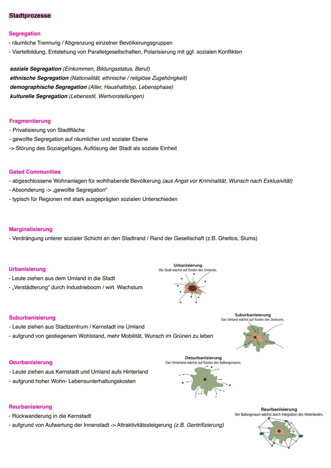 Stadtentwicklung
Industrialisierung (ca. 19. Jh.)
* Siedlungsmittelpunkt / Ausrichtung der Stadt = Industrie, Fabriken, Bahnhöfe
* Blockrand