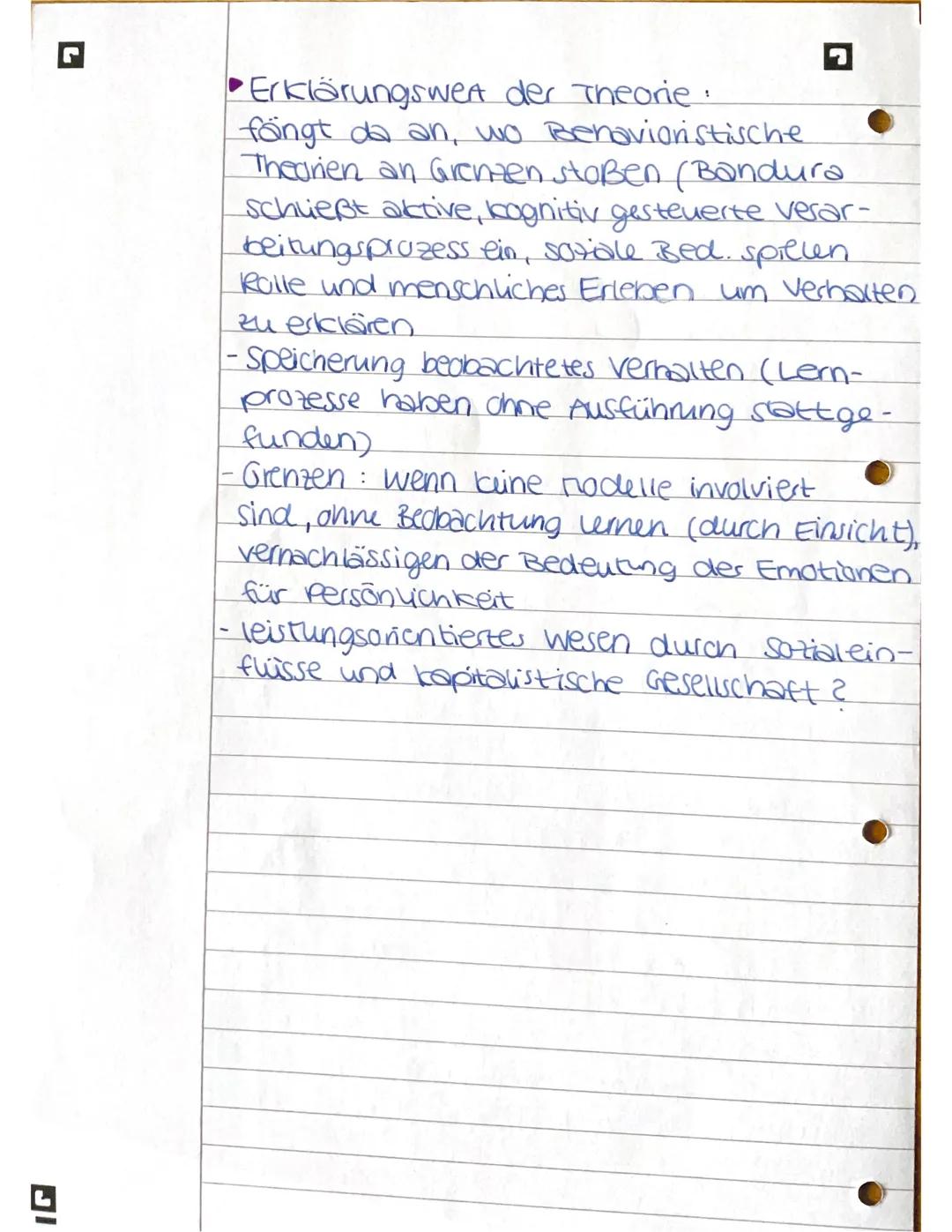 Sozial kognitive lemtheorie (A. Bandura)
Def. Lemen am Modell bedeutet den prozess, in
welchem eine person, der Beobachter, bestimmte
Erlebe