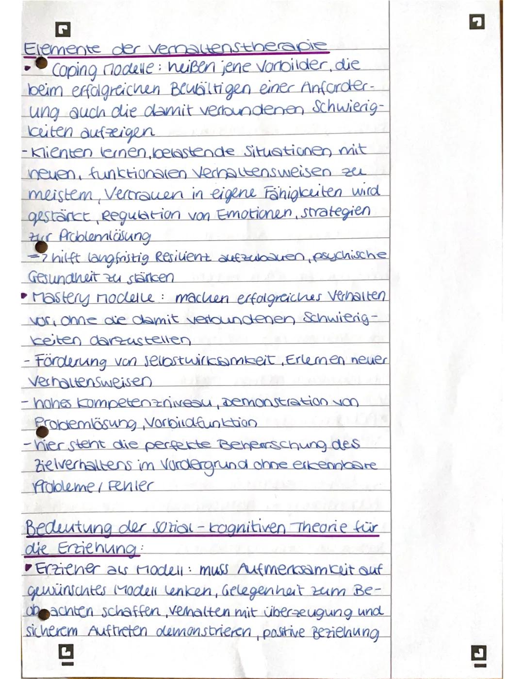 Sozial kognitive lemtheorie (A. Bandura)
Def. Lemen am Modell bedeutet den prozess, in
welchem eine person, der Beobachter, bestimmte
Erlebe
