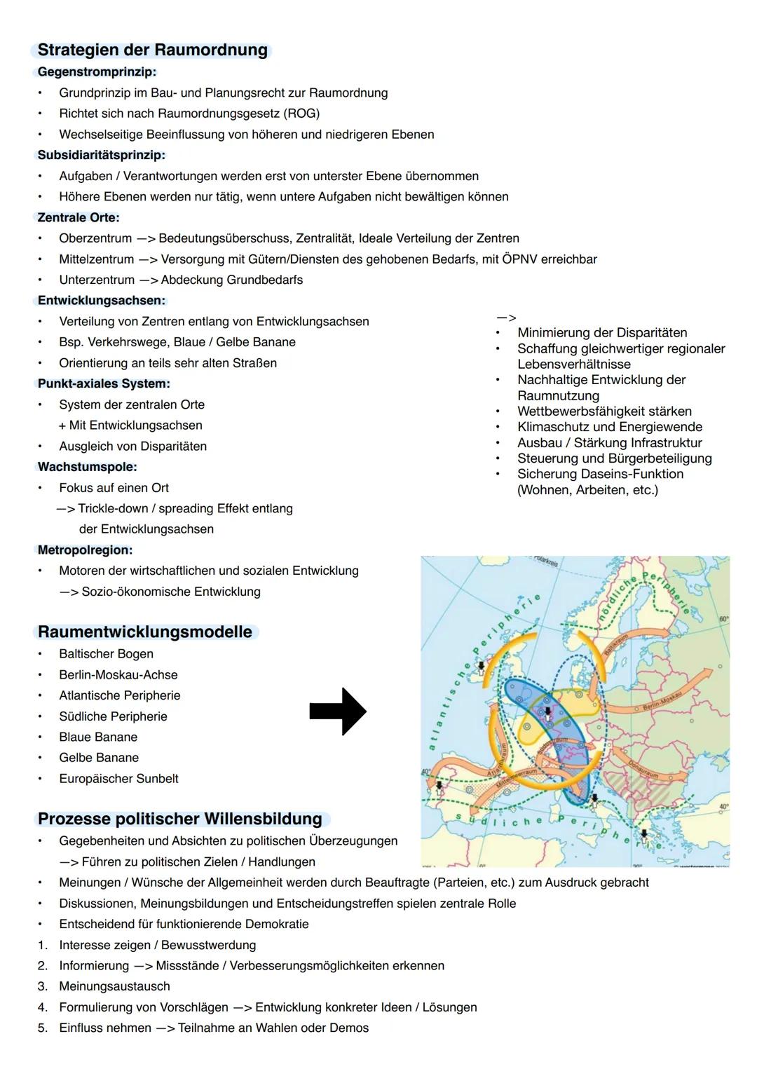 Q2.1- Raumentwicklung in Deutschland und Europa -
Leitbild der Nachhaltigkeit und dessen politische
Umsetzung
Disparitäten in Deutschland un