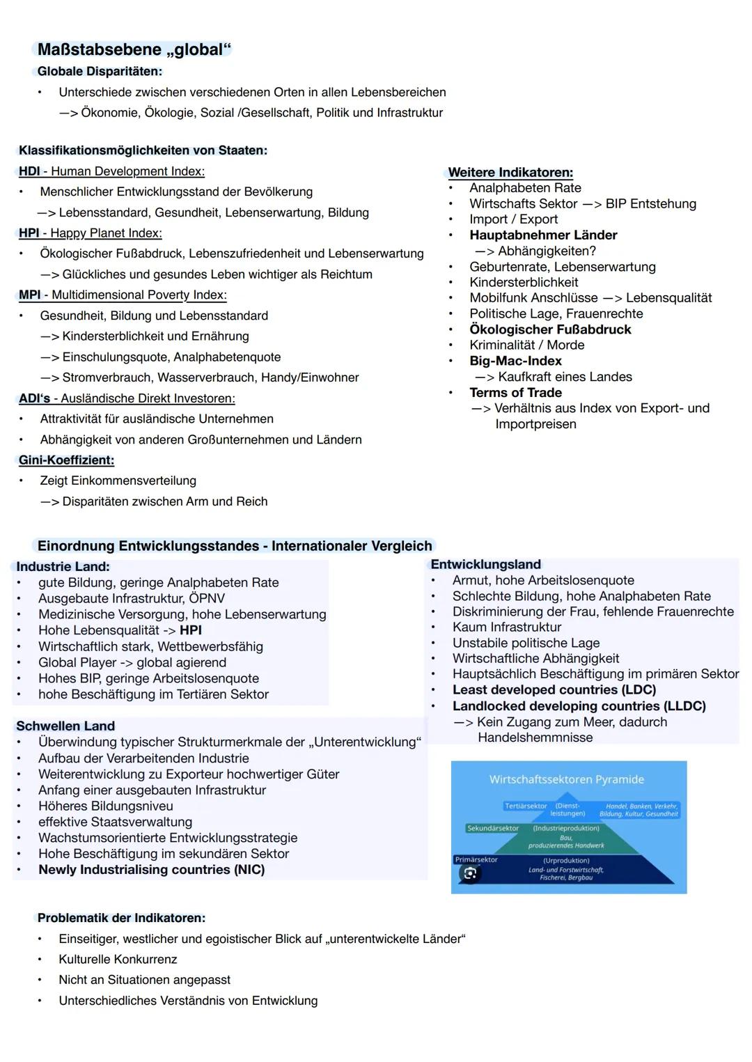 Q3.1 - Entwicklungszusammenarbeit und internationale
Konflikte in einer globalisierten Staatenwelt - Agenda 2030
Ausgangssituation für Nicht