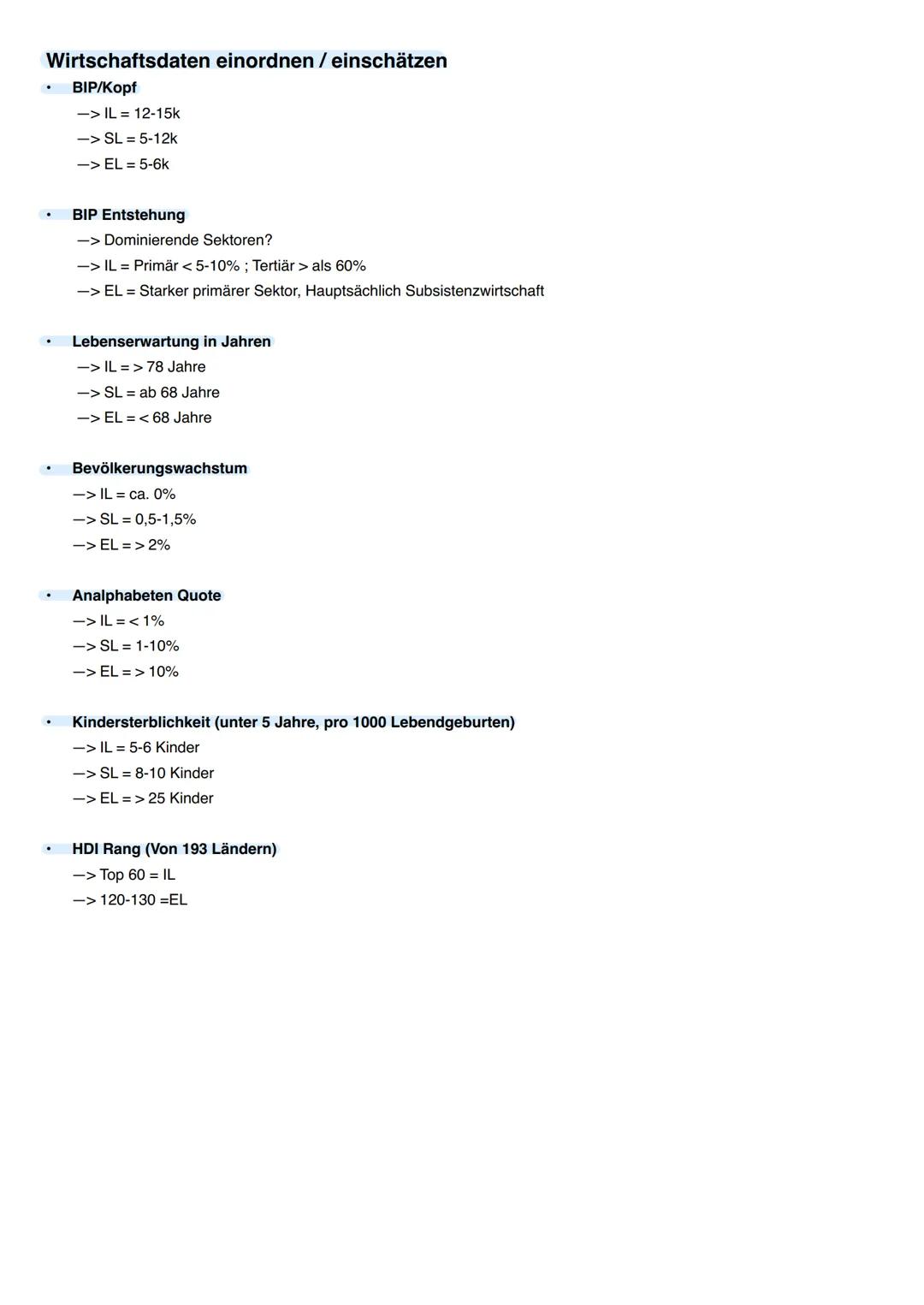 Q3.1 - Entwicklungszusammenarbeit und internationale
Konflikte in einer globalisierten Staatenwelt - Agenda 2030
Ausgangssituation für Nicht