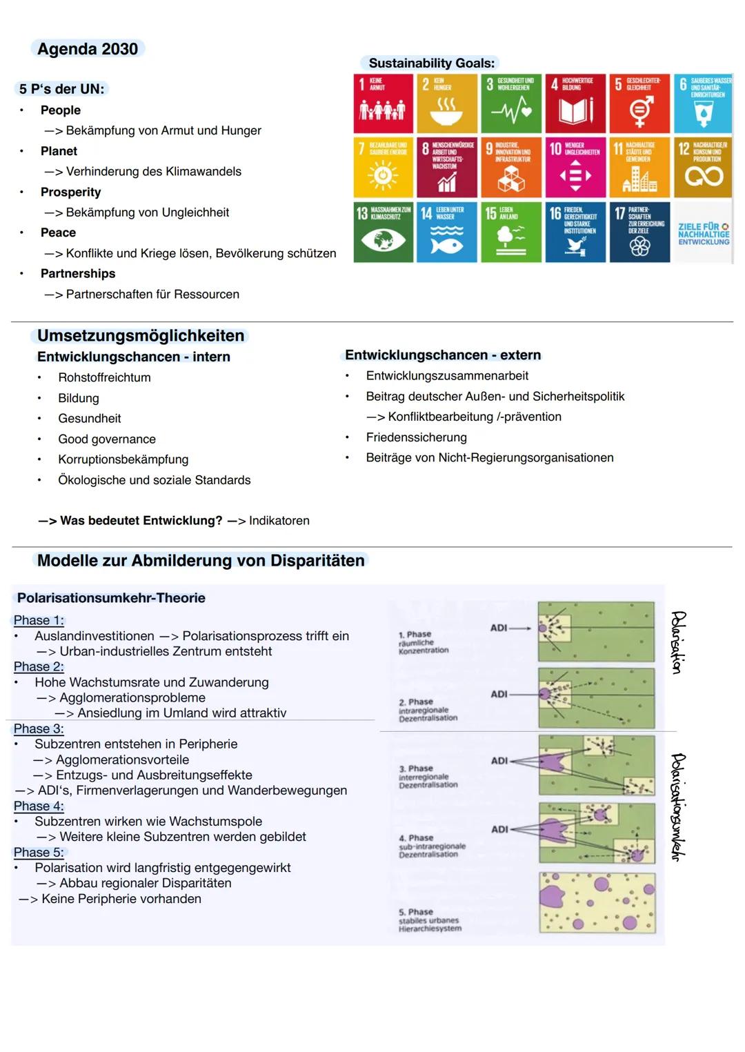 Q3.1 - Entwicklungszusammenarbeit und internationale
Konflikte in einer globalisierten Staatenwelt - Agenda 2030
Ausgangssituation für Nicht