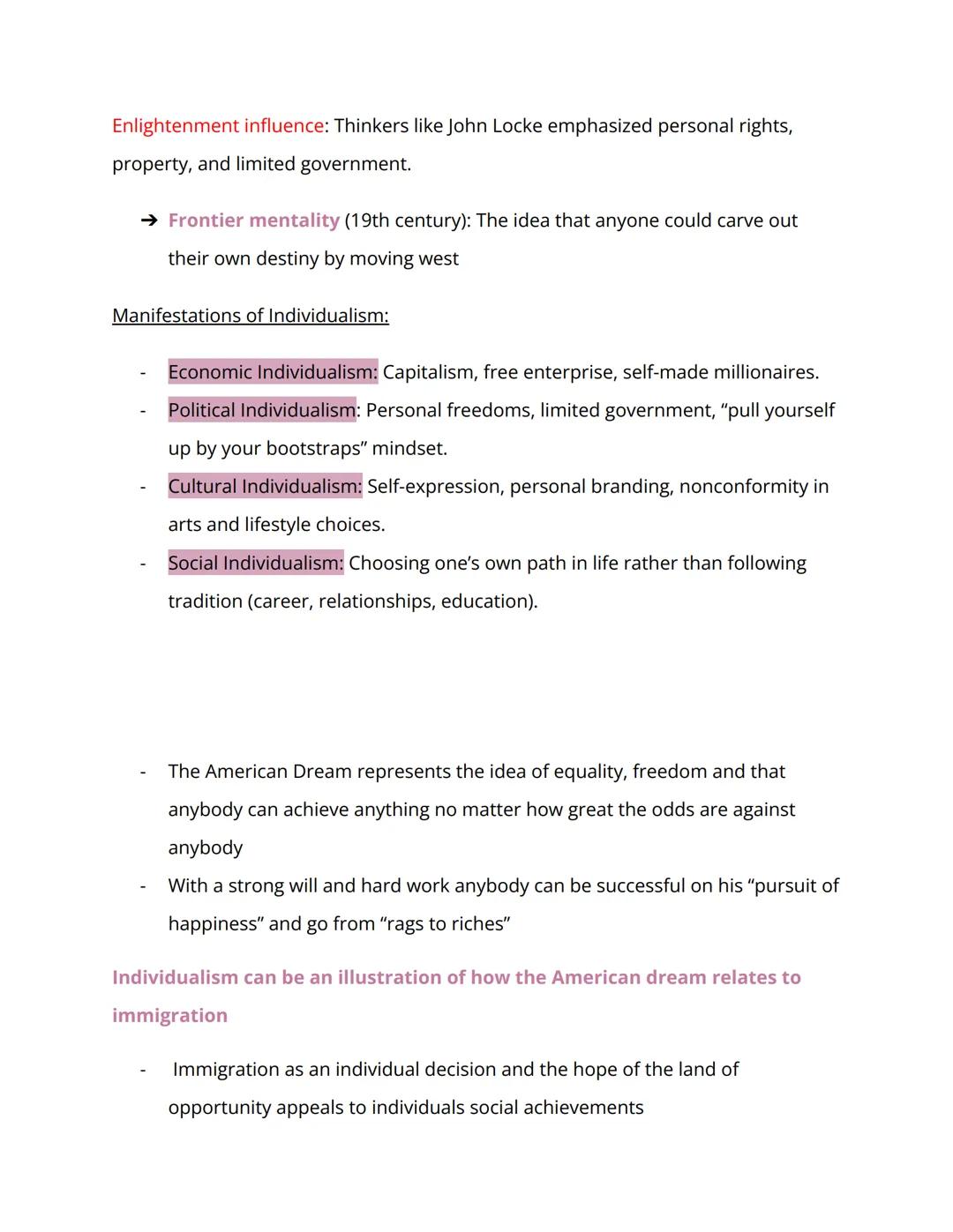 The Puritans
Religious movement → read the bible literally; America is the promised land; rejection of any kind
of amusement
Multiculturalis