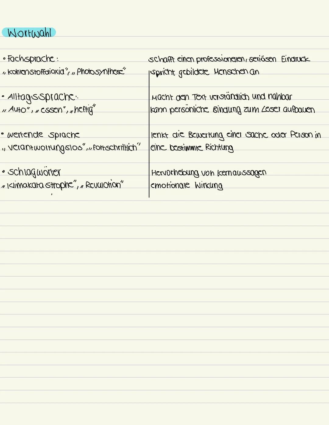 Einleitung
•Alltor, Titel, Textsorte, Quelle, kensatz
↳ im Präsens/Perfekt
↳ chronologisch
↳ keine Zitate/wörtliche Reden
↳ Konjunktiv
↳ eig