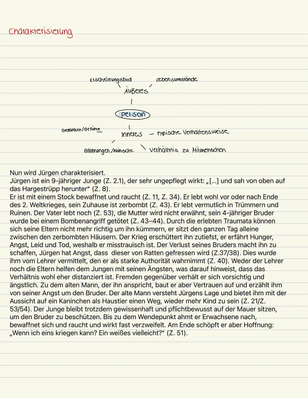 Einleitung
•Alltor, Titel, Textsorte, Quelle, kensatz
↳ im Präsens/Perfekt
↳ chronologisch
↳ keine Zitate/wörtliche Reden
↳ Konjunktiv
↳ eig