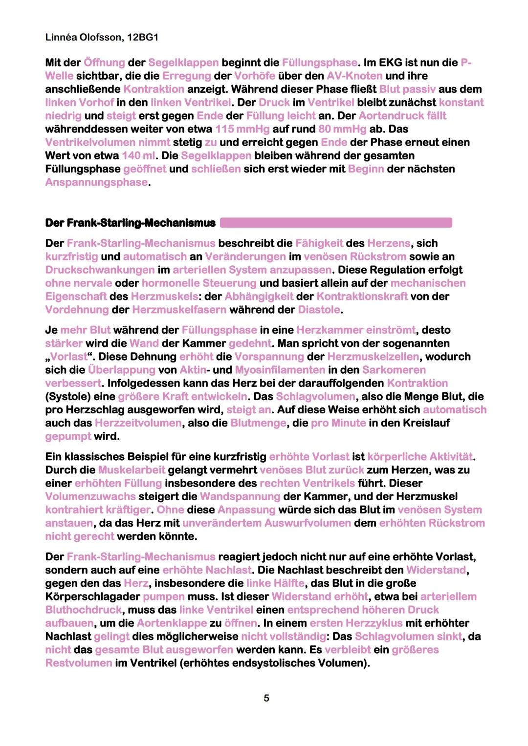 Linnéa Olofsson, 12BG1
GeLe Lernzettel 20.05.25
Das kardiovaskuläre System
Das Herz-Kreislauf-System, auch kardiovaskuläres System genannt,