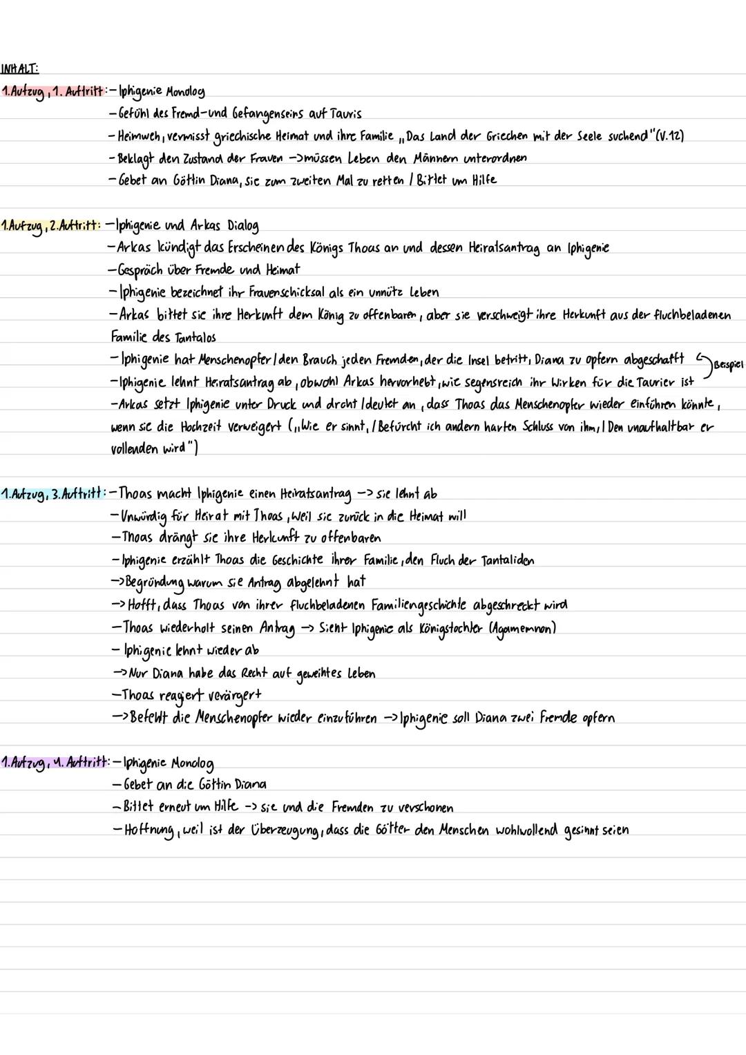 PERSONEN:
IPHIGENIE AUF TAURIS
Iphigenie:-Tochter von Agamemnon und Klytaimnestra
-Geschwister: Elektra und Orest
-Göttin Diana/Artemis ford