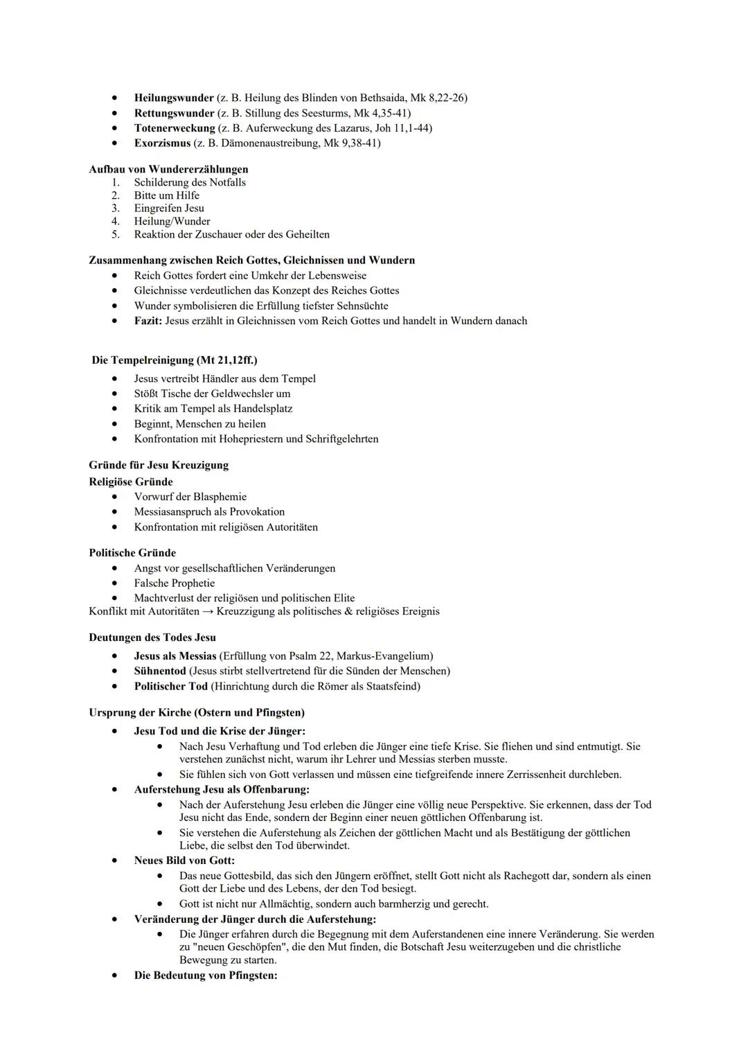 Reich Gottes
Charakteristika
* Gegenteil von Tyrannei und egoistischer Machtausübung
* Erfordert Vertrauen, Umkehr und neue Lebensregeln
* G