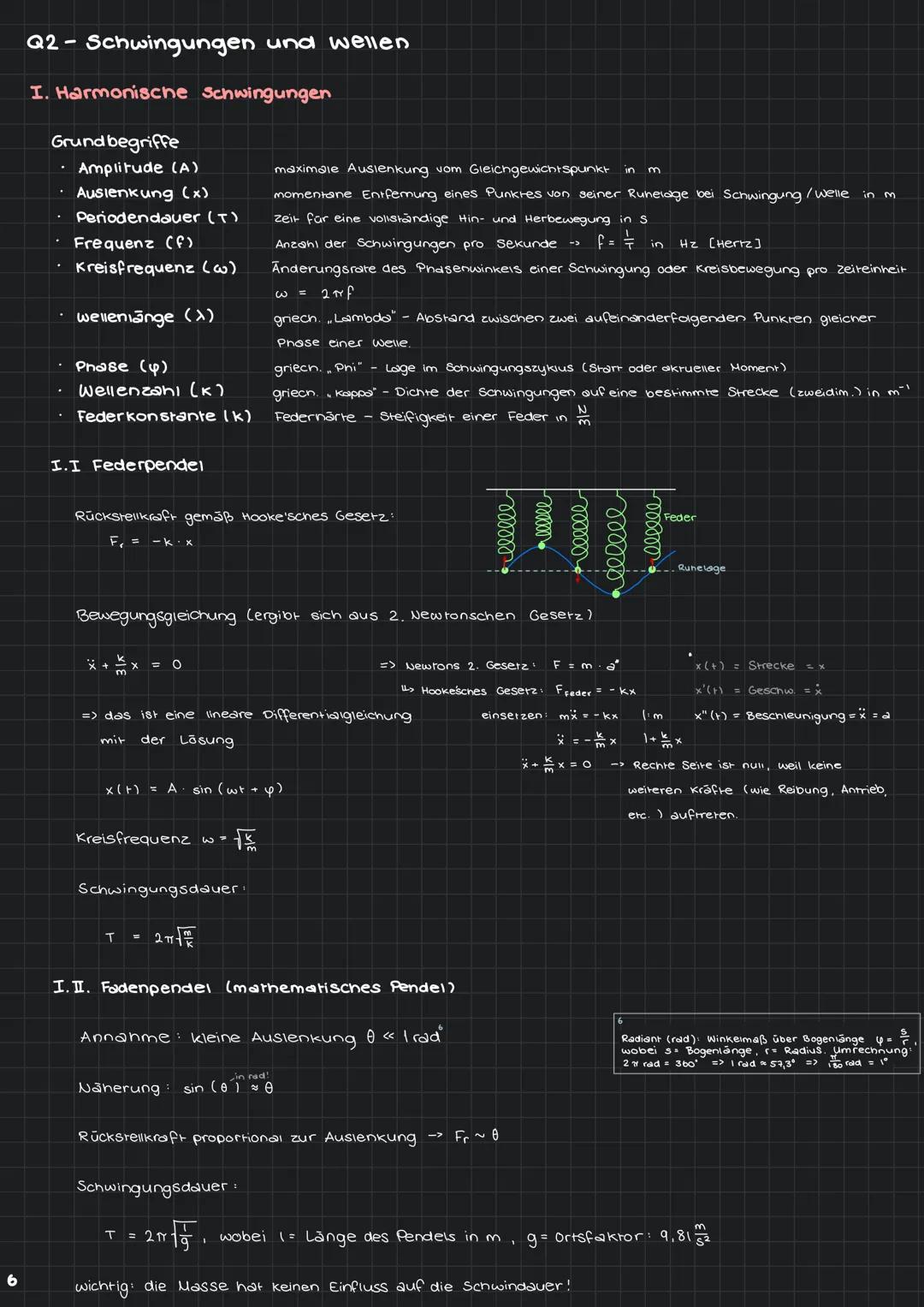 1
Physik Lernzettel Q1, Q2
Themen
Q1 - Elektrizität & Magnetismus
> Elektrisches Feld: Feldstärke, Potential, Arbeit, Capacitance
> Magnetis