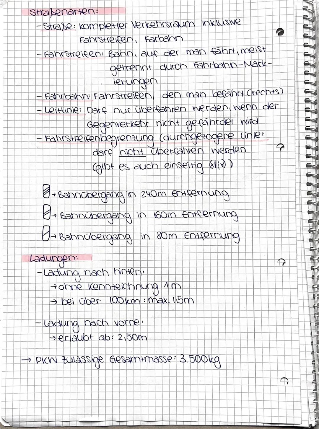 # FAHRSCHULE
## Geschwindigkeit:
- Imorts: 50km/h
- Außerorts: 100km/h → LKW | PKW+Anhänger >80%
- Autobahn: mind. 60km/h → Richtigeschw.
