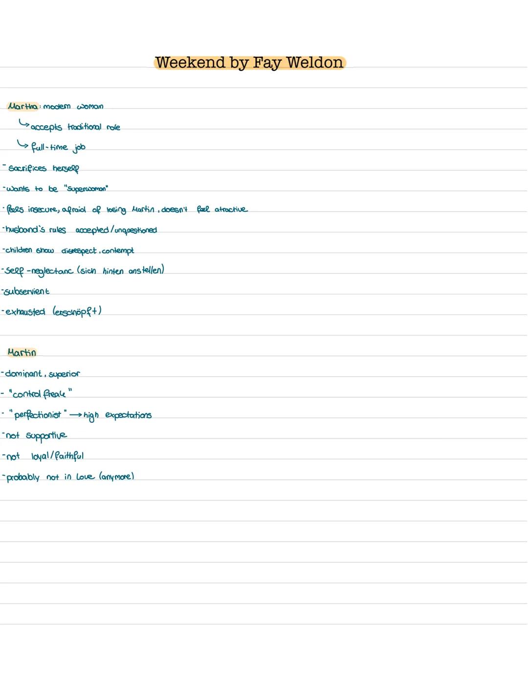 Weekend by Fay Weldon