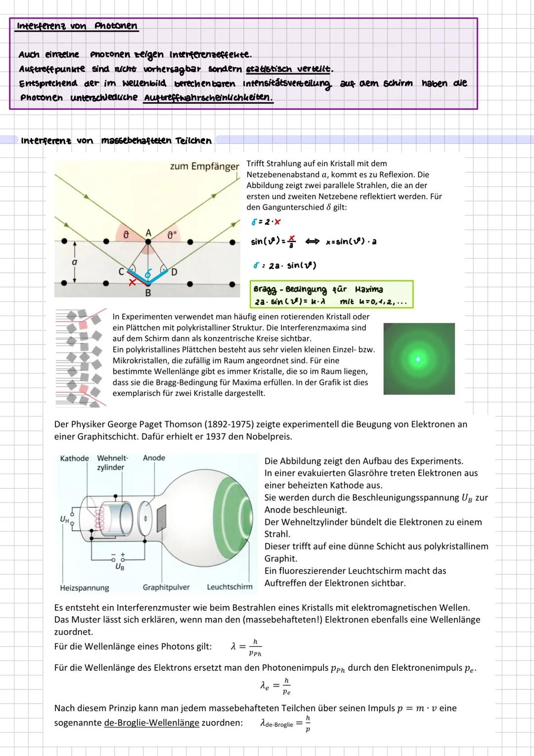 Der Photoeffent
Quantenphysik
Zinkplatte
Hg-Licht
Elektroskop
Bestrahlt man eine negativ geladene zinkplatte mit dem
Licht einer Hg. Dampfla