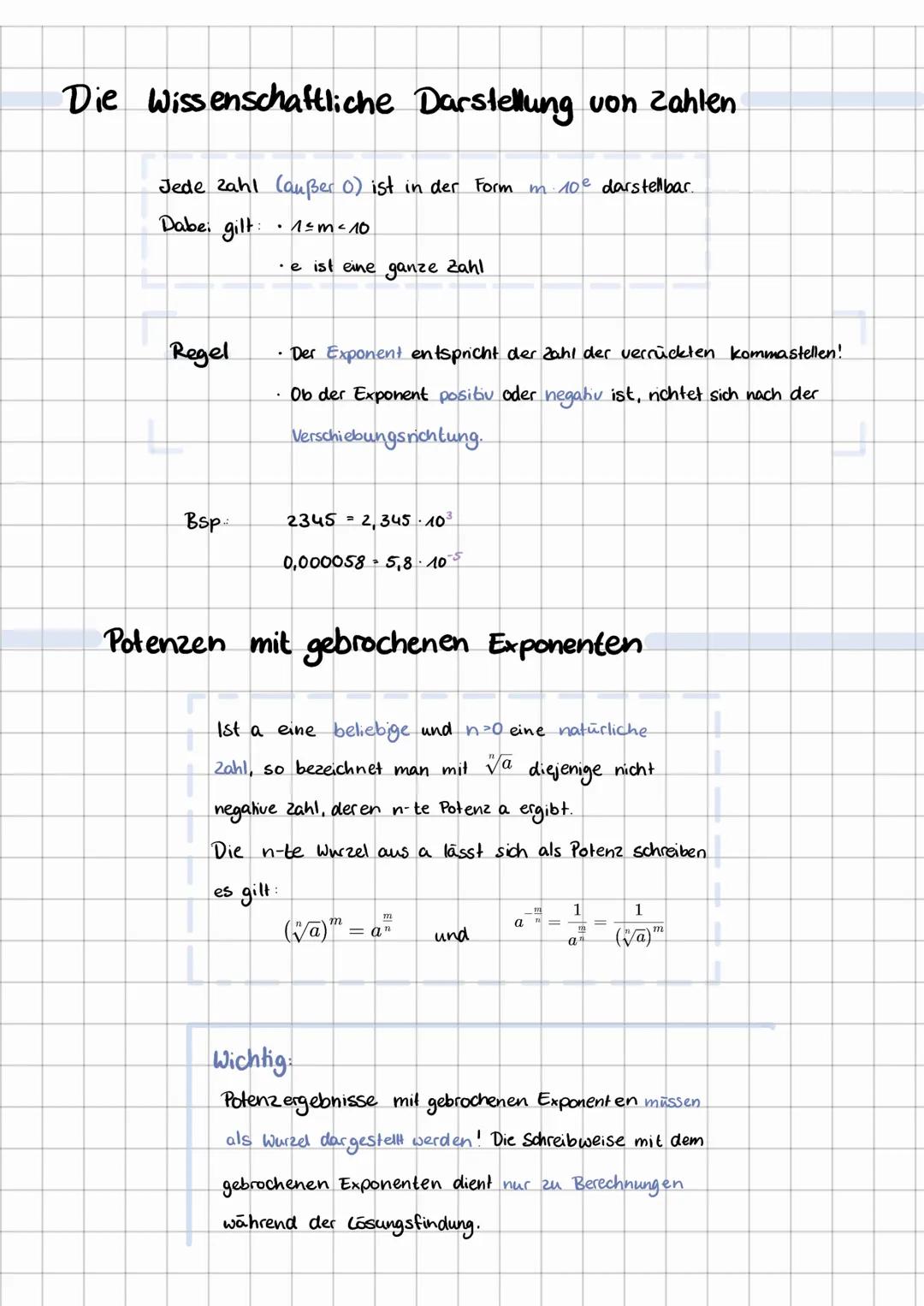 Potenzgesetze
Potenz
Wird eine zahl a genau k mal mit sich selbst multipliziert, dann schreibt man kurz $a^k$
Dabei nennt man a die Basis un