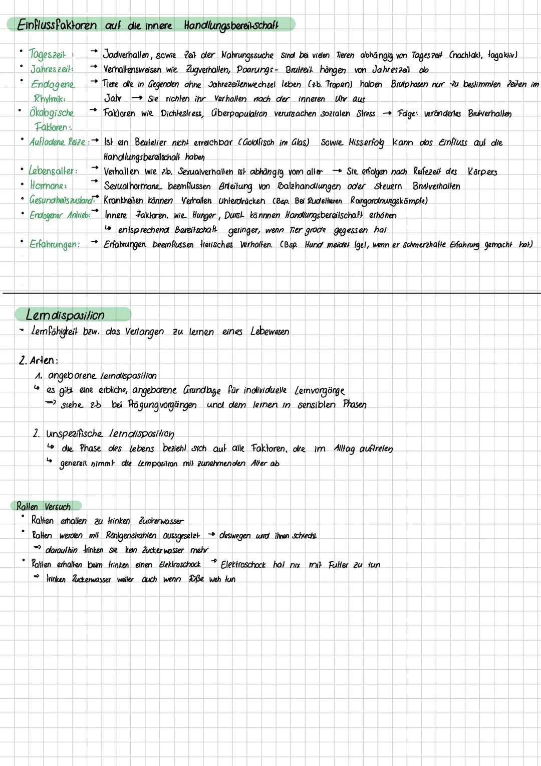 Ursachen von Verhallen
Definition
Proximale Ursachen (Wirkursachen)
• bezeichnen die direkten/unmittelbaren Ursachen für ein Verhalten
• inn