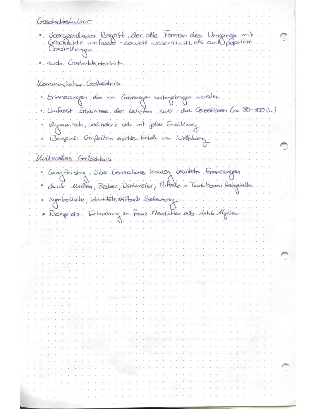 HIST. ERINNERUNG
Geschichte im Alltag:
• Vergangenheit und Geschichte sind allgegenwärtig in unserer
Gesellschaft.
• Historische Orte (Burge