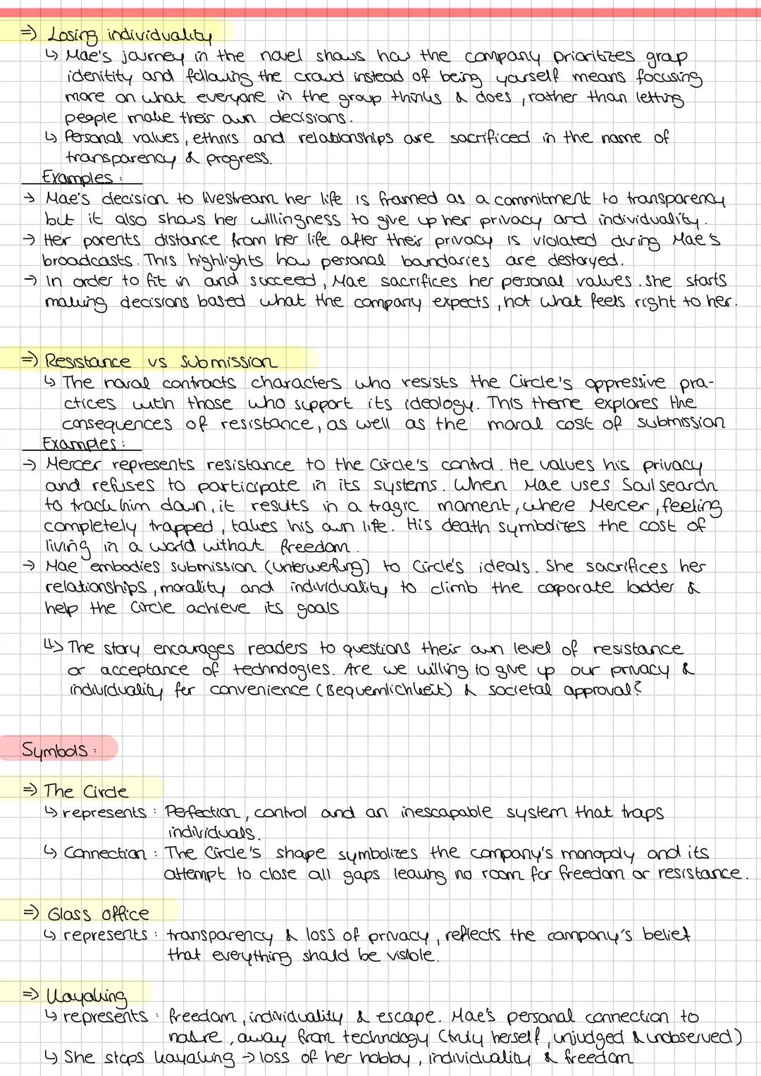 Plot overview:
The Circle
The novel "The Cirde is about Mae Holland, a yang woman, who gets gets her dream
job at the powerful tech company,
