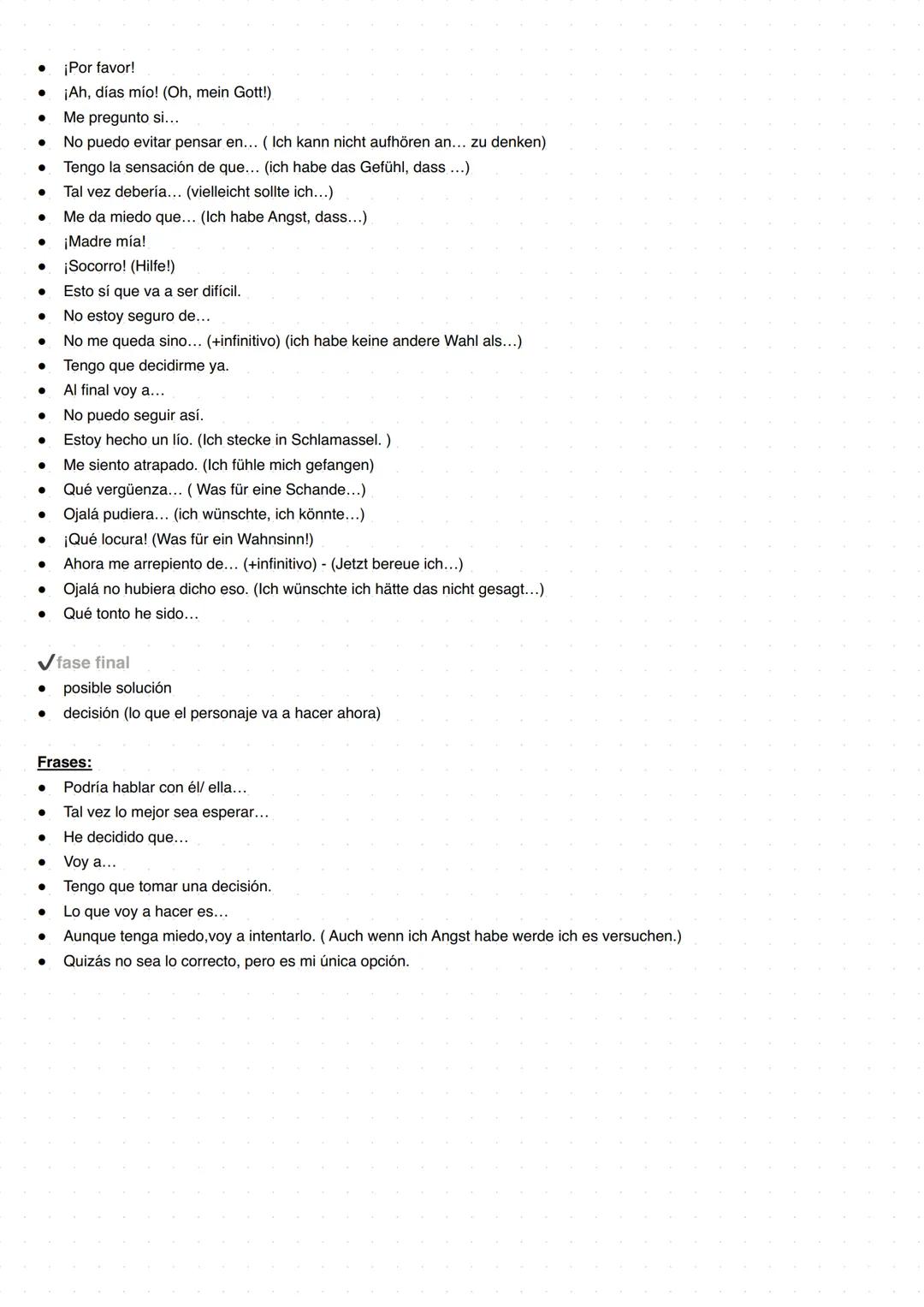 Monólogo interior
Wiedergabe von Gedanken einer Person, in der Regel reflektiert sie über ihre aktuelle Situation/ ihr Leben, häufig in eine