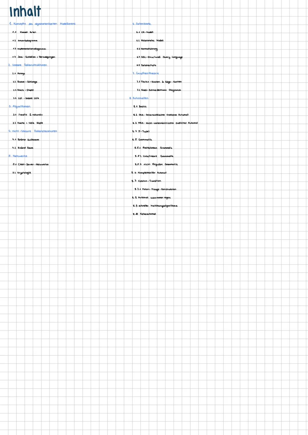 ## INFORMATIK LK
## ABITUR 2024 Inhalt
4. Konzepte der objektorientierten Modellierung
4.1 Klassen, Arten
4.2. Implementierungsdiagramme
4.