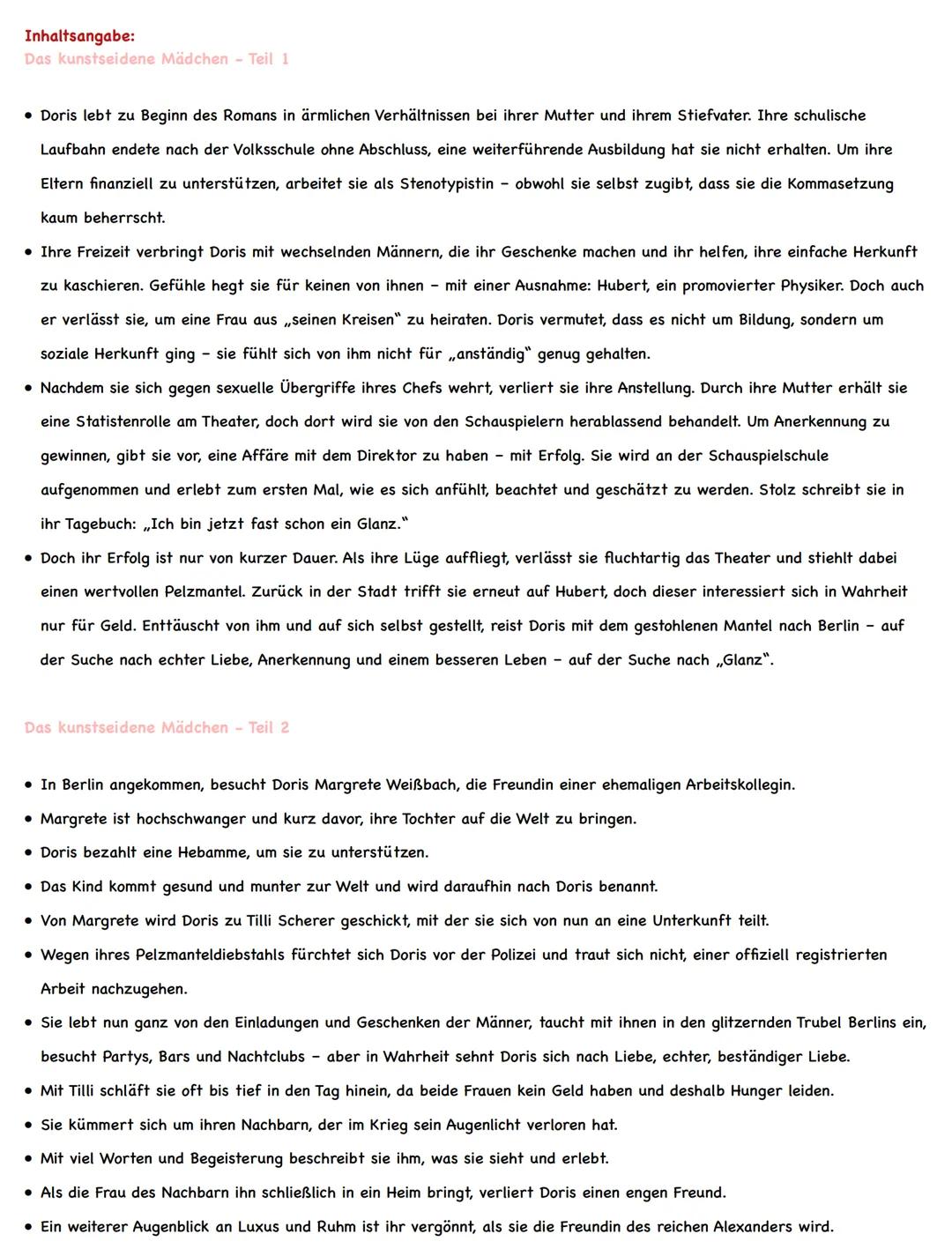 Lernzettel Deutsch - clas kunstseitene Mäckchen
Die neue Sachlichkeit (ca. 1918-1933)
* entstand in der Weimarer Republik als Reaktion auf d