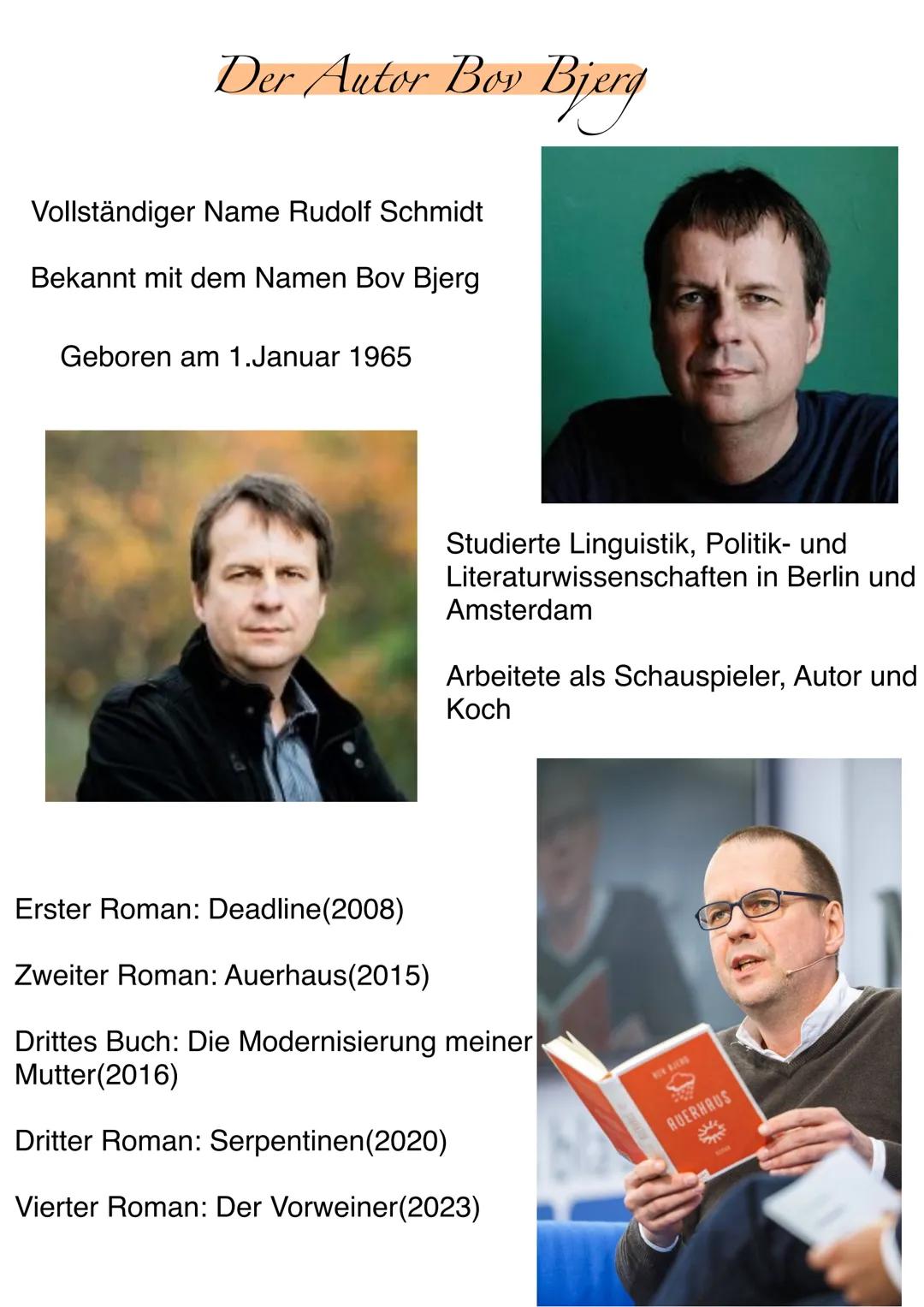 # Auerhaus
*Bov Bjerg*
Vera
Hoppner
Friede
Cecilia
Harry
Pauline Inhaltsverzeichnis
Seite 1
Deckblatt
Seite 2
Inhaltsverzeichnis
Seite 3
A