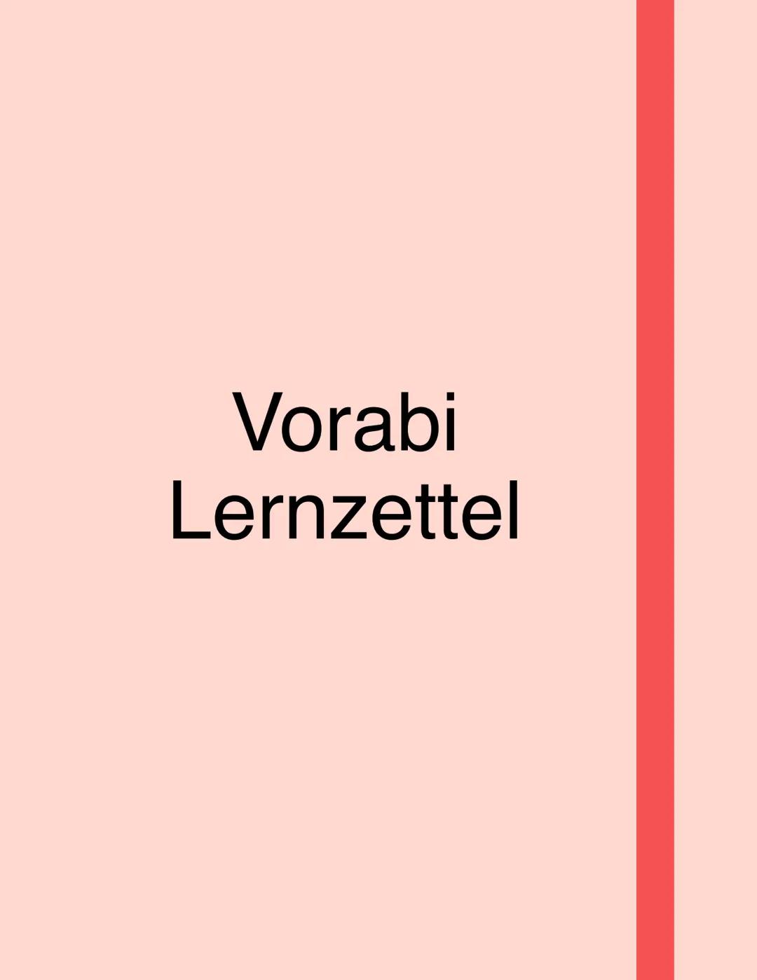 Vorabi
Lernzettel Abitur Vorklausuren 2025
Methodik:
Analyse Sachtext / Rede ✓
Vgl. Analyse zweier lyrischer Texte ✓
Materialgestütztes Sch