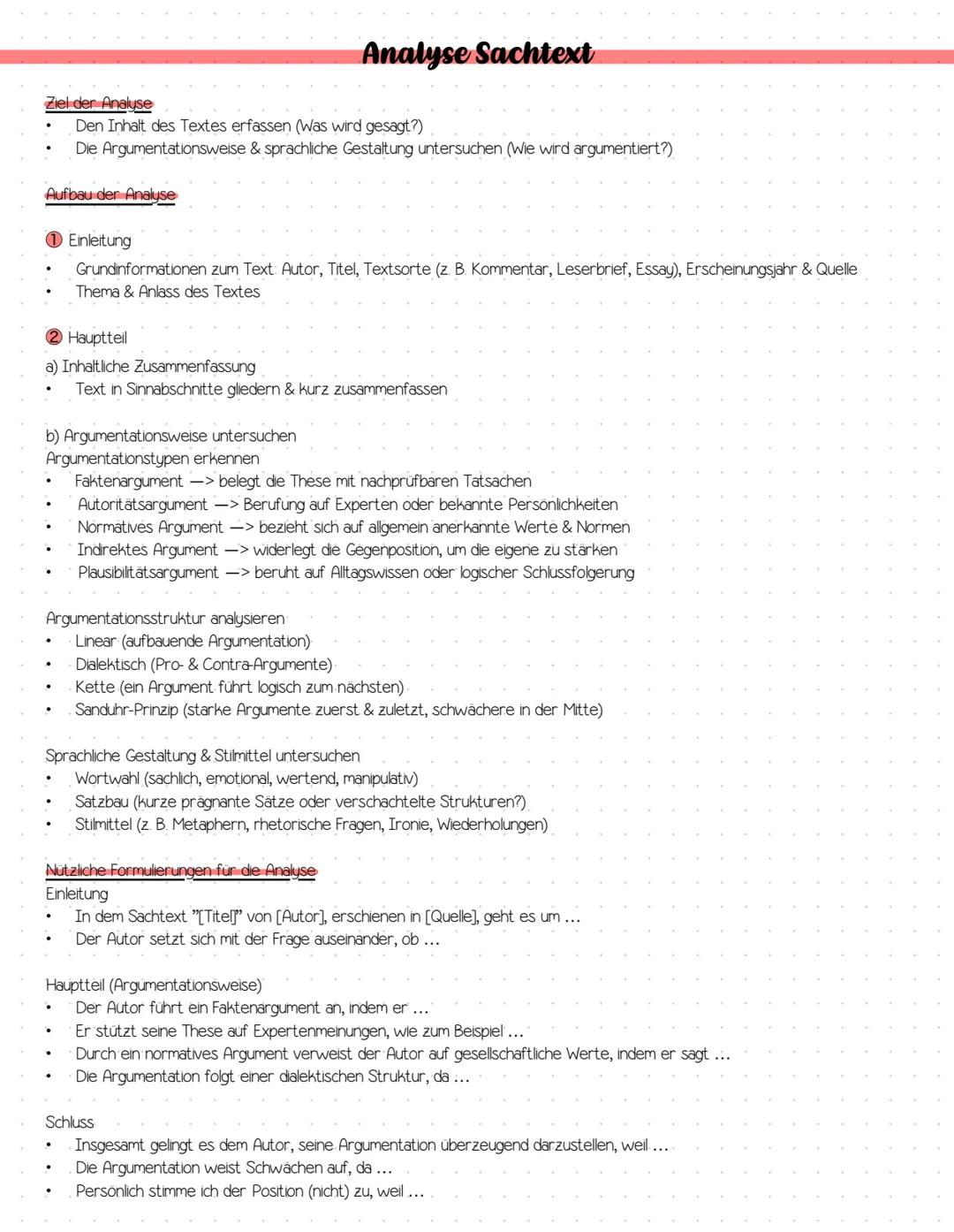 Vorabi
Lernzettel Abitur Vorklausuren 2025
Methodik:
Analyse Sachtext / Rede ✓
Vgl. Analyse zweier lyrischer Texte ✓
Materialgestütztes Sch