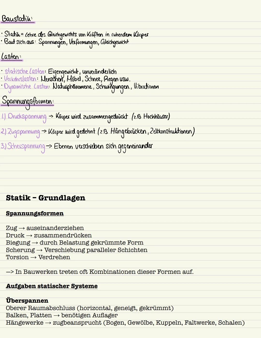 Kunst-Lermzettel
Thema: Architektur
Definition:
15.09.25
Die Architektur bezeichnet das Spekturm aller Bauwerke mit künstlerischem Oesign (w