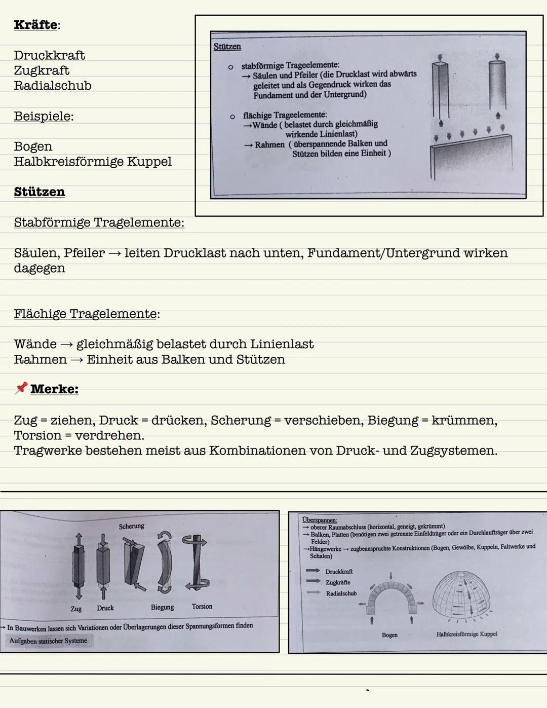 Kunst-Lermzettel
Thema: Architektur
Definition:
15.09.25
Die Architektur bezeichnet das Spekturm aller Bauwerke mit künstlerischem Oesign (w