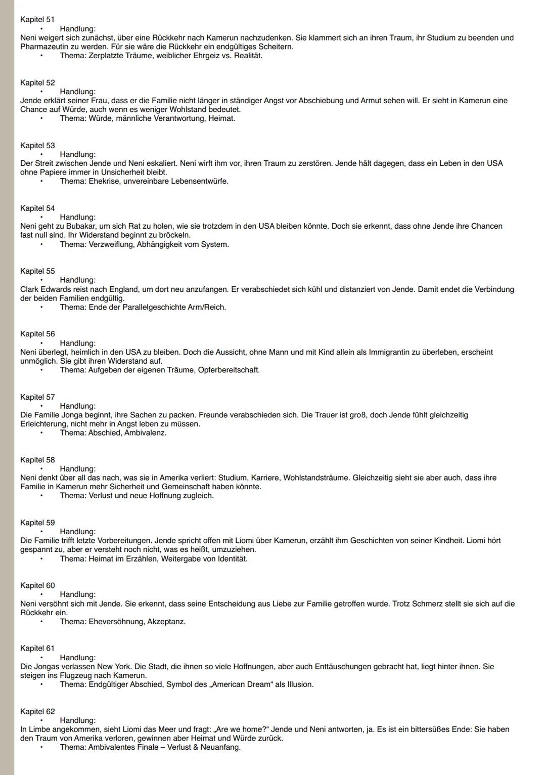 # „Behold the Dreamers"- Imbolo Mbue - Kapitelzusammenfassung
# Kapitel 1
Handlung:
Jende Jonga aus Limbe, Kamerun, sitzt nervös im Bewerbu