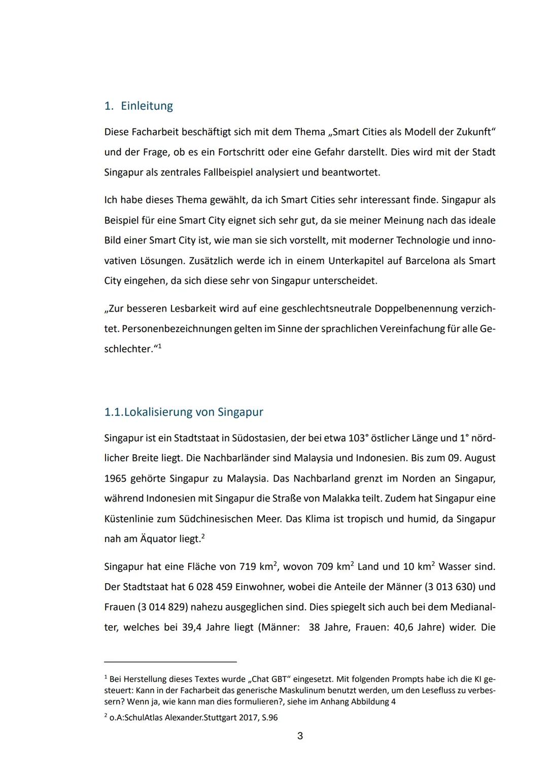 2025
SMART CITIES ALS MODELL
DER ZUKUNFT
Fortschritt oder Gefahr? Eine Analyse am Beispiel Singapurs
Abbildung 1
Skyline von Singapur (Q