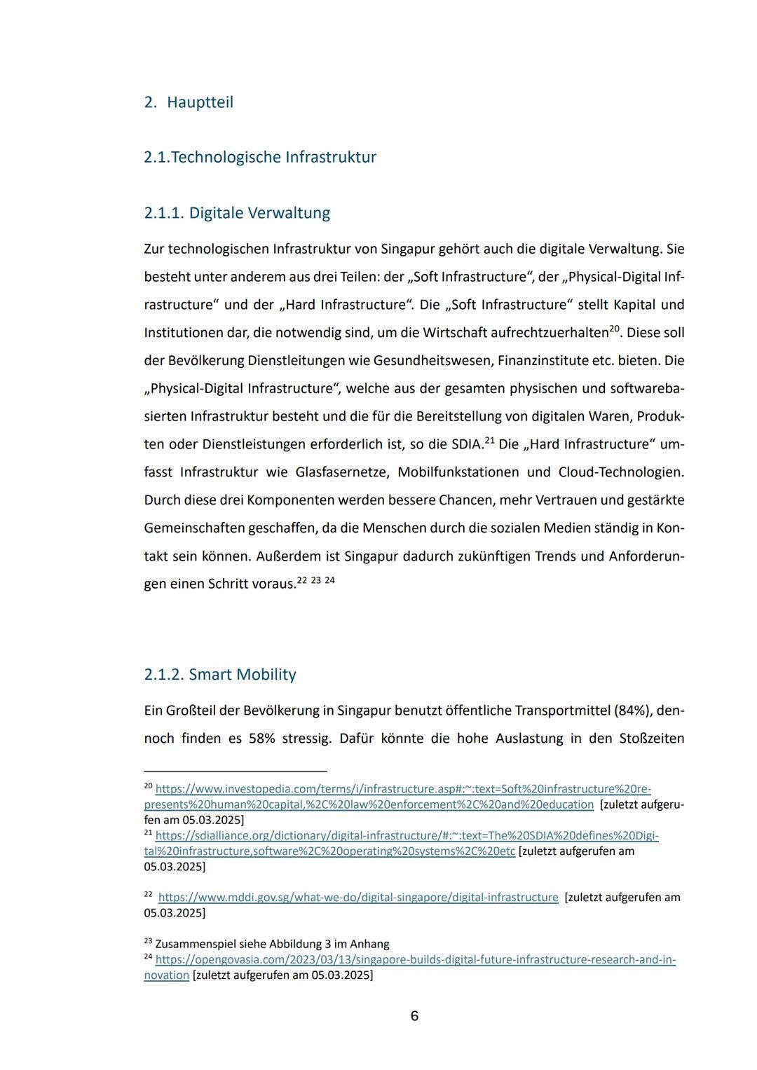 2025
SMART CITIES ALS MODELL
DER ZUKUNFT
Fortschritt oder Gefahr? Eine Analyse am Beispiel Singapurs
Abbildung 1
Skyline von Singapur (Q