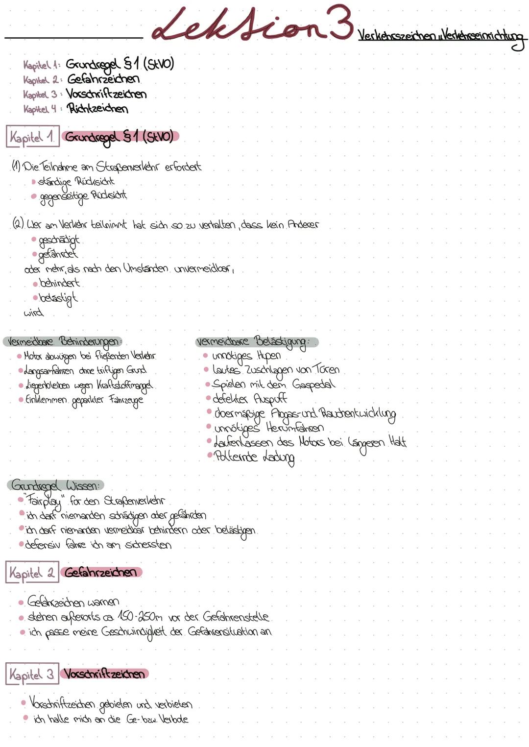 # Notizen
Lektion 1+2
- Telefonieren nur mit Freisprechanlage aber bei ausgeschaltenen Molor
- 3-Skellige Schlüsselzahlen gelten nur in Inl