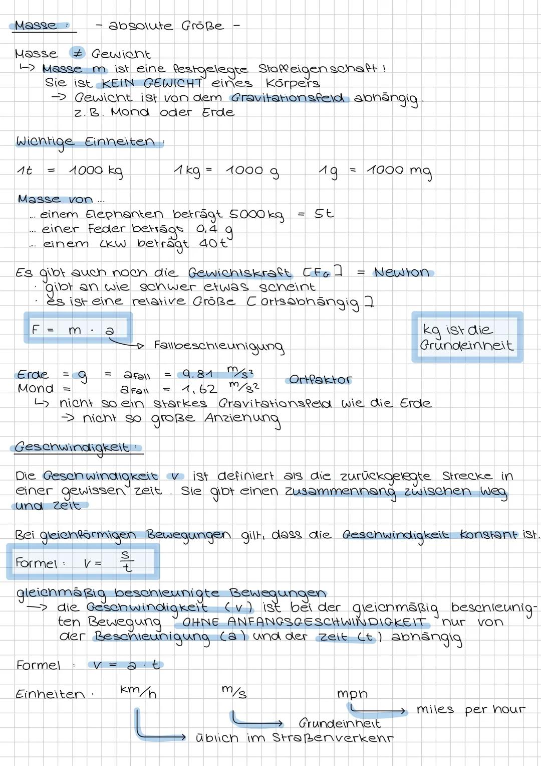 # Physik - Grundlage
Lange
Meist bekannt als länge 1, aber auch als s für Strecke, x für eine
beliebige Entfernung oder als n höhe.
Die v