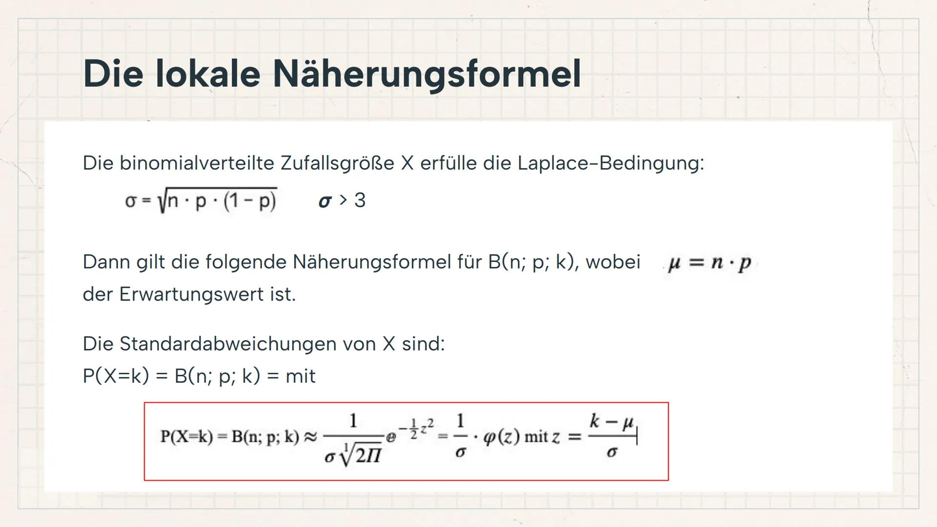 # Die
# Normal-
# verteilung Gliederung
01
Definition,
Erklärung
+ Beispiel
04
Anwendung der
Normalverteilung
+ Beispiel
02
Näherungs